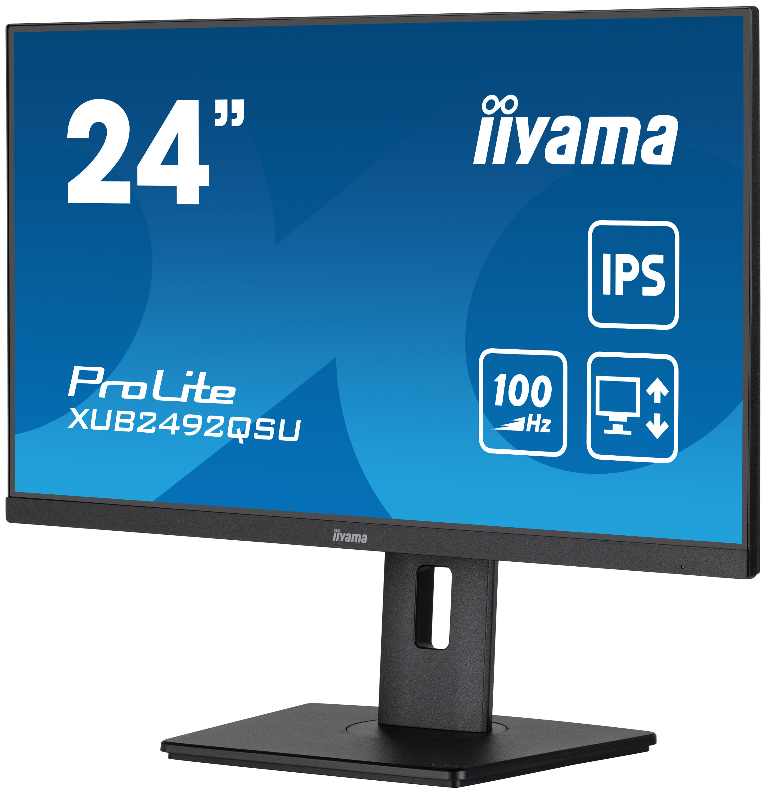 24 Zoll,  Monitor,  IPS, Standfuß, Full HD