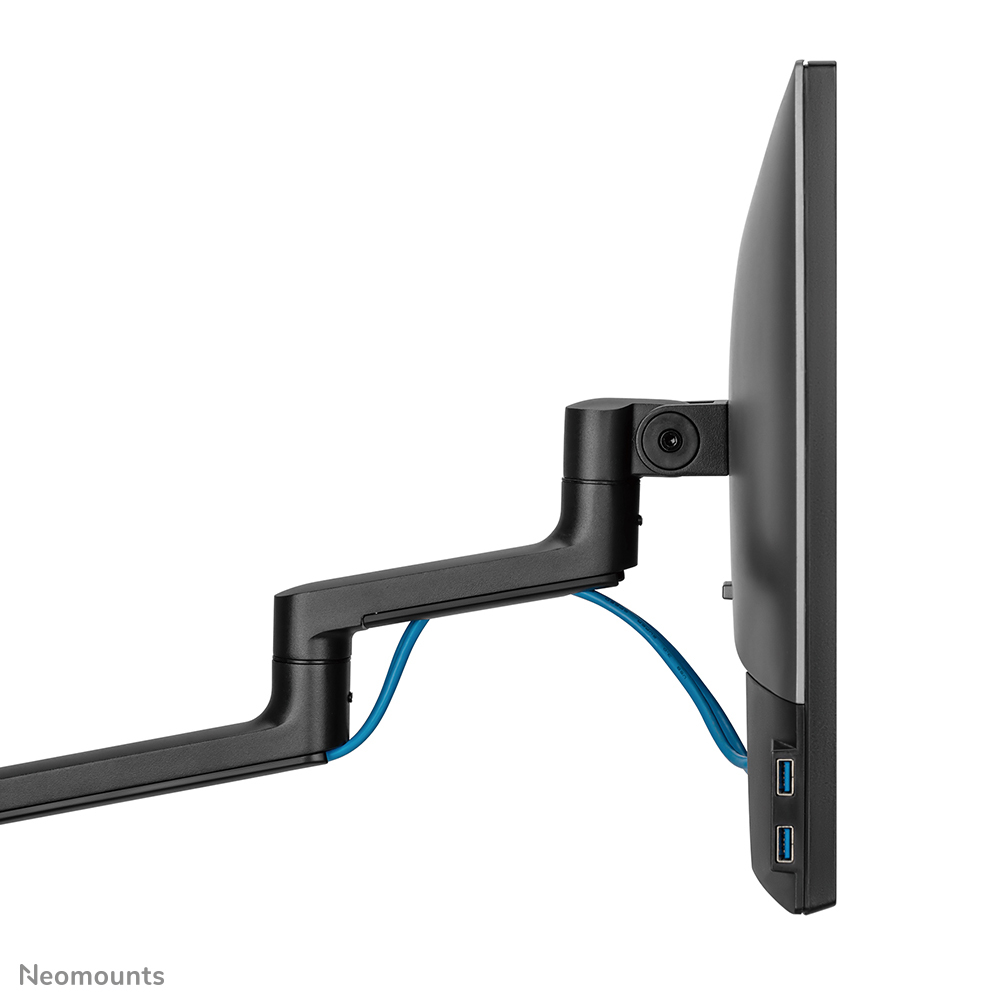 Neomounts Monitor-Tischhalterung - Klemme /Bolzen - 43,2 cm (17") - 68,6 cm (27") - 100 x 100 mm - Höhenverstellung - Schwarz
