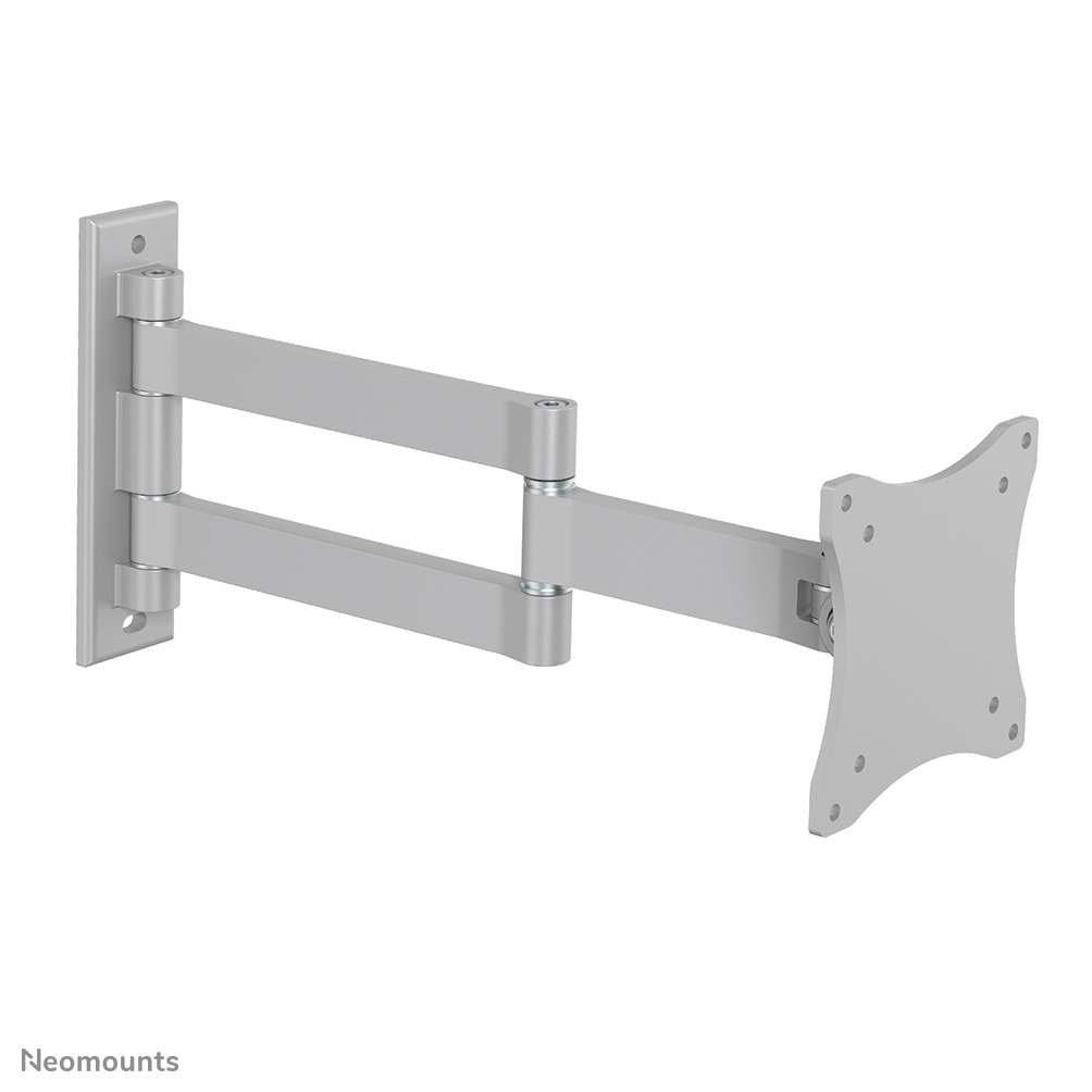 Neomounts TV/Monitor-Wandhalterung - 25,4 cm (10") - 68,6 cm (27") - 75 x 75 mm - 100 x 100 mm - 0 - 20 Grad  - Silber