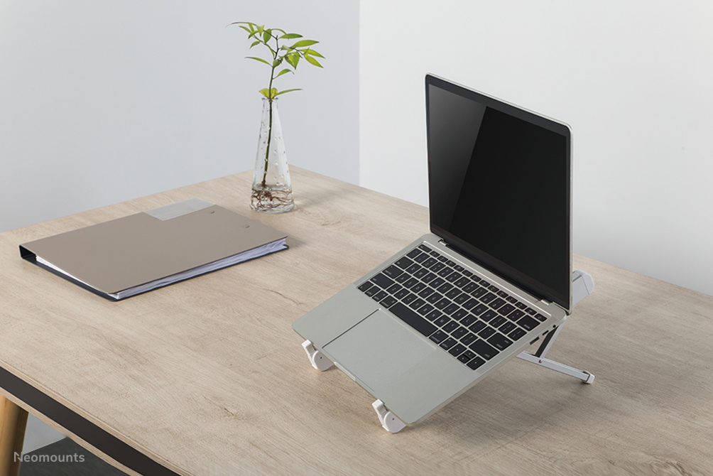 Neomounts faltbarer Laptop-Ständer - Notebook-Ständer - Silber - 27,9 cm (11 Zoll) - 43,2 cm (17 Zoll) - 279,4 - 431,8 mm (11 - 17 Zoll) - 5 kg