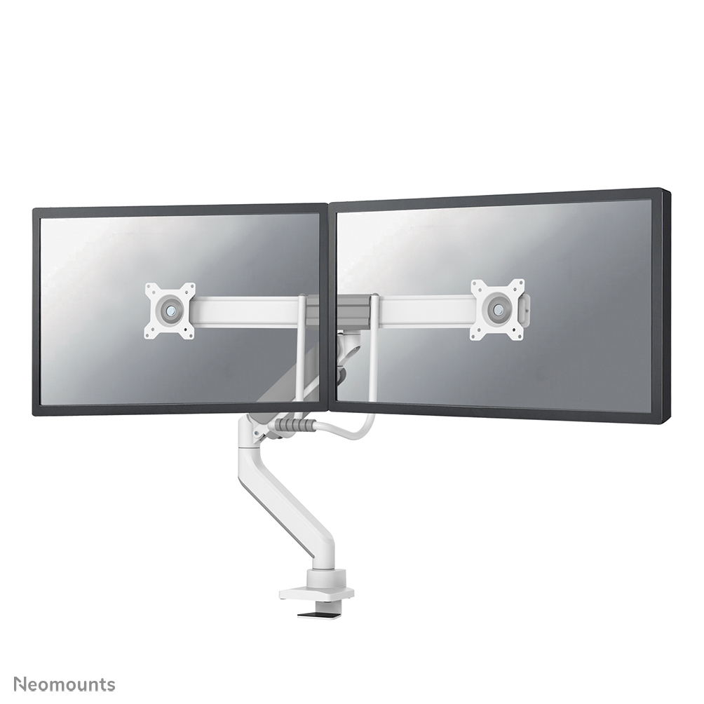 Neomounts DS75-450WH2 Monitorarm 17-32" - Gasfeder - Topfix - 180°-Stopp Neomounts DS75-450WH2 Monitorarm 17-32" - Gasfeder - Topfix - 180°-Stopp