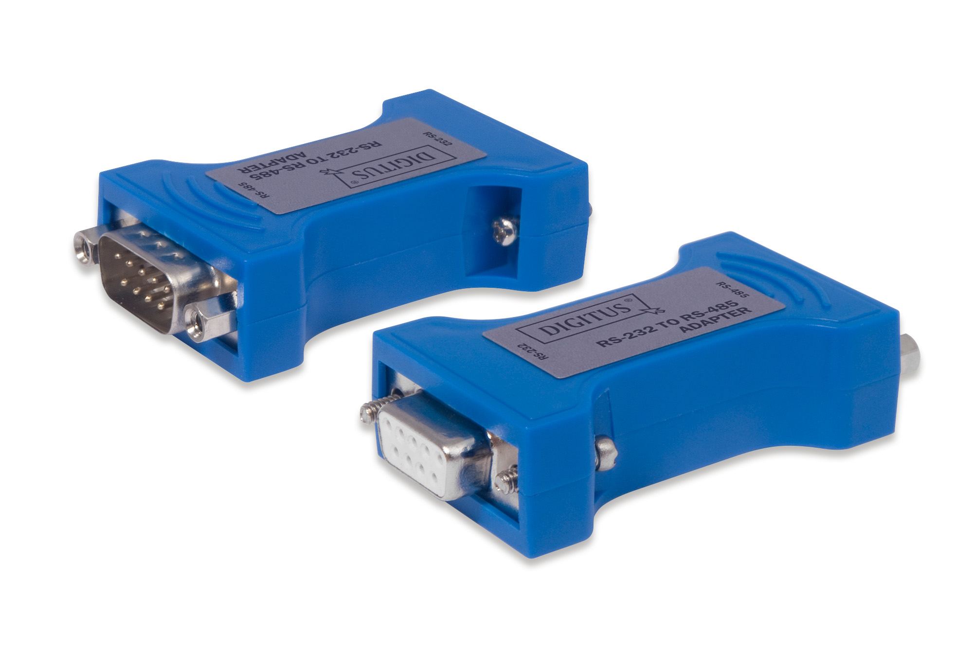 RS-232, Adapter, D-Sub, Blau, Kompakt