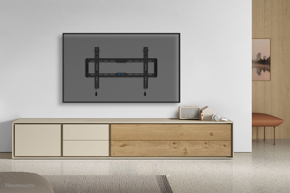 Neomounts TV-Wandhalterung - 101,6 cm (40 Zoll) - 190,5 cm (75 Zoll) - 100 x 100 mm - 600 x 400 mm - 0 - 12 Grad  - Schwarz