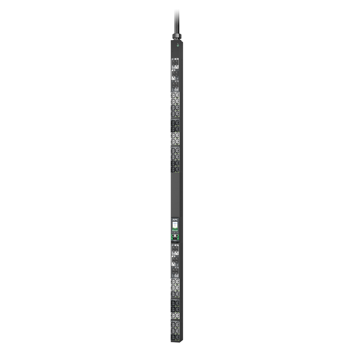 APC APDU10450SM - NetShelter Rack PDU Advanced, Switched Metered Outlet, 34.6kW, 3PH, 415V, 60A, 560P6, 42 Outlet APC APDU10450SM - NetShelter Rack PDU Advanced, Switched Metered Outlet, 34.6kW, 3PH, 415V, 60A, 560P6, 42 Outlet