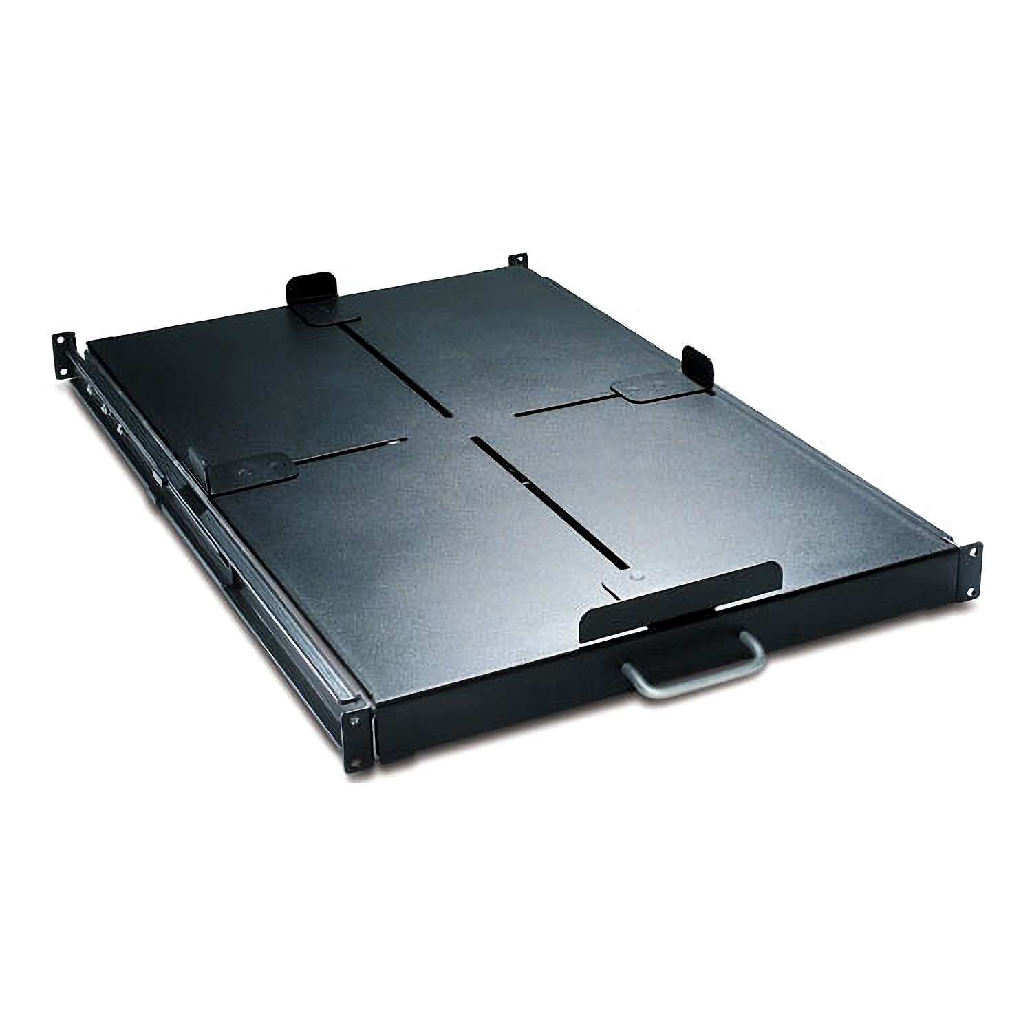 Serverrack, Schubladenablage, Metallschale, Stahlrack, Ausziehablage