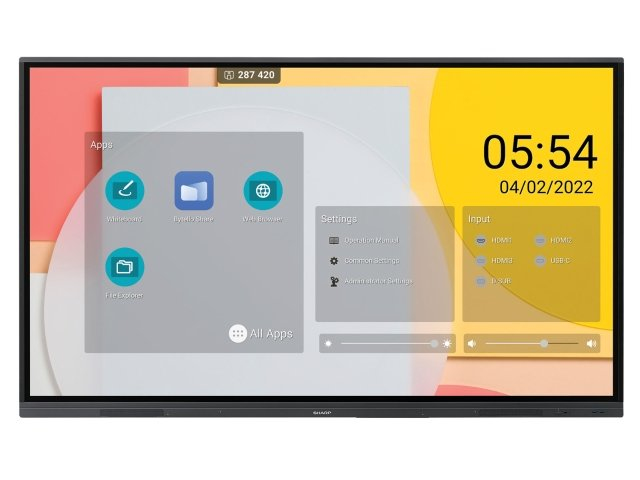 NEC Sharp Display Interaktiv PNL752B Computerausrüstung, Bildschirm, Überwachen, FERNSEHER