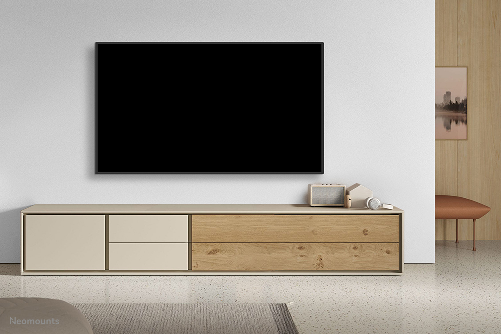 Neomounts TV-Wandhalterung - 109,2 cm (43 Zoll) - 2,18 m (86 Zoll) - 100 x 100 mm - 800 x 400 mm - 0 - 12 Grad  - Schwarz