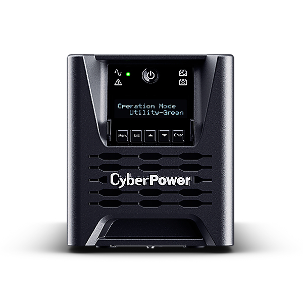 USV, Stromversorgung, CyberPower, Display, LCD-Bildschirm