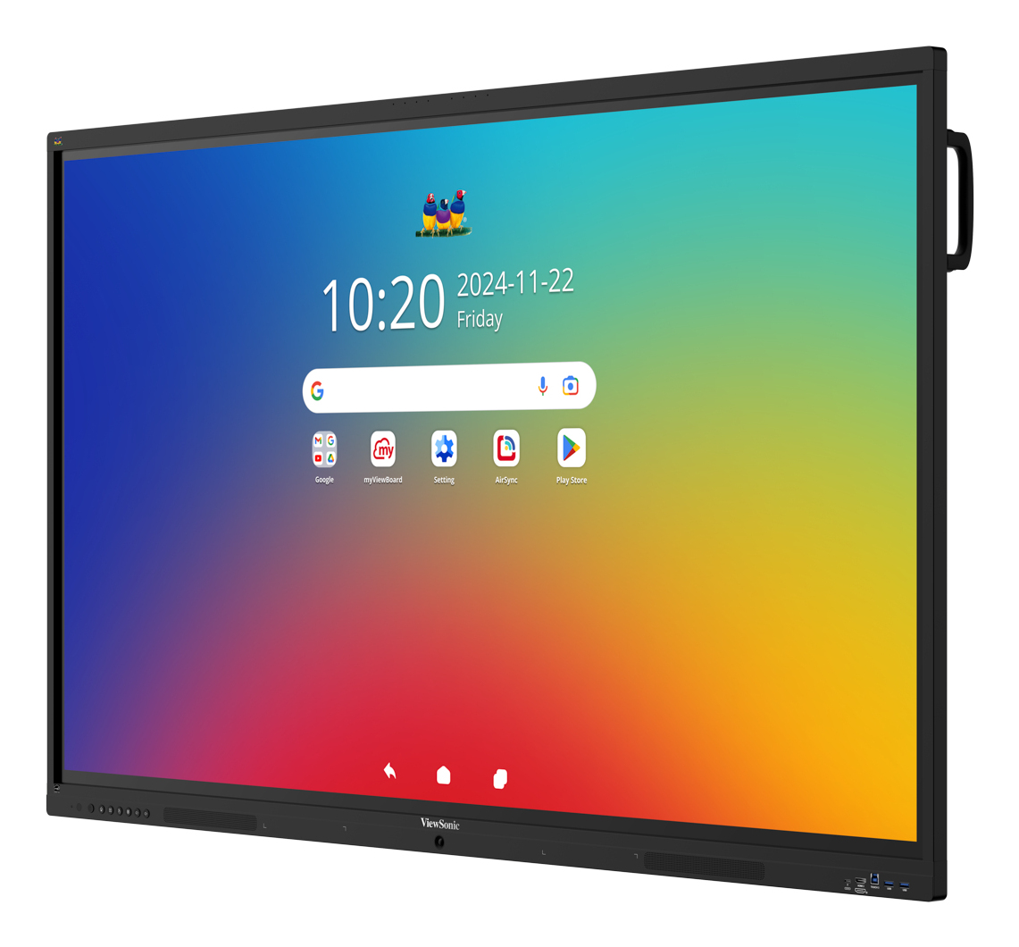 interaktiver Monitor, flaches Display, LED-Display, Touchscreen, Kunststoffrahmen