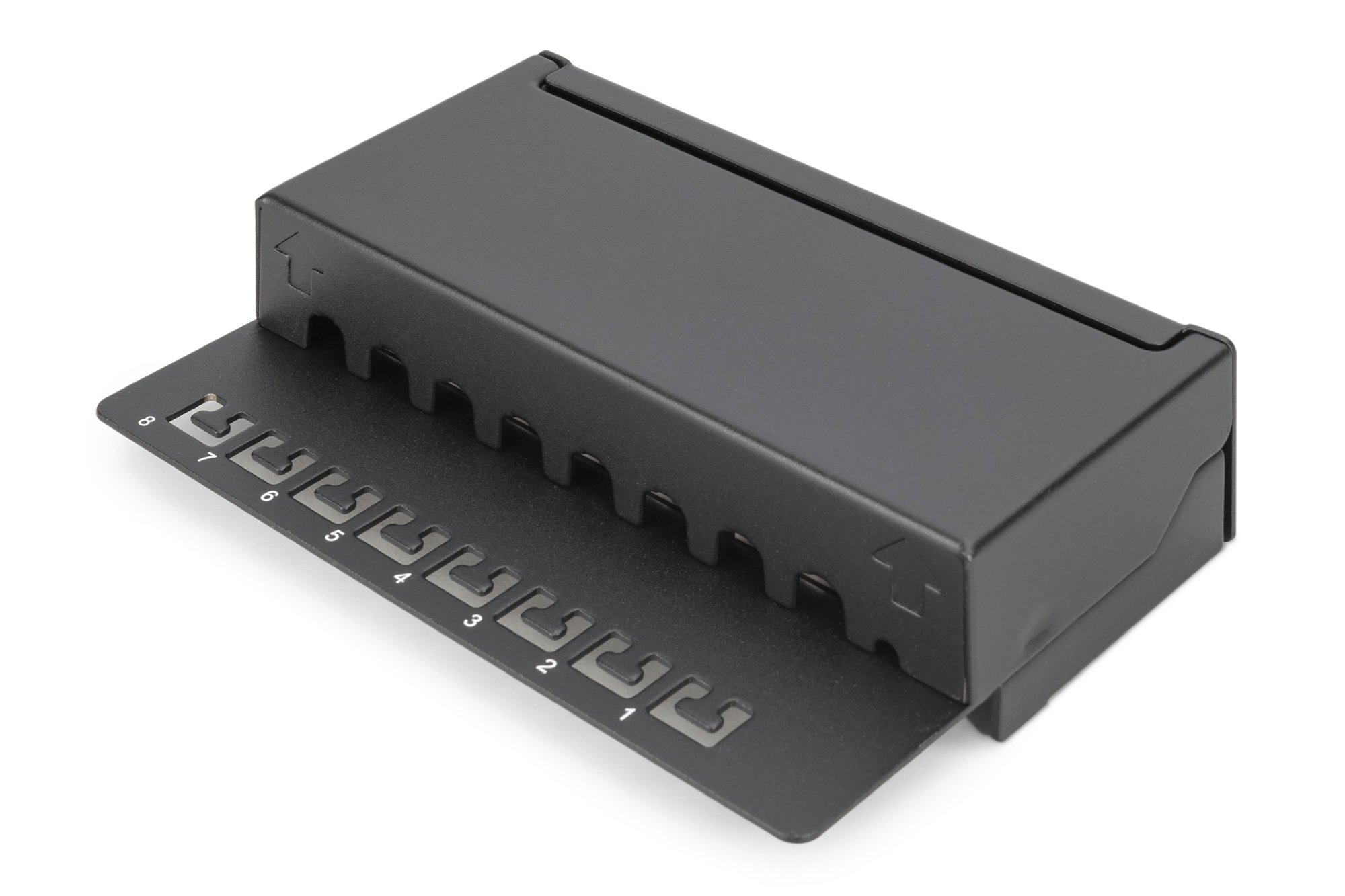 DIGITUS DN-91608SD Patchpanel Desktop CAT 6, geschirmt Klasse E, 8-Port RJ45 Elektronik, Hardware, Adapter, Nabe
