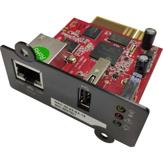APC E3SOPT001 - Network Card for Easy UPS 3S, 3M, 3L and Galaxy PW 2nd Gen UPS APC E3SOPT001 - Network Card for Easy UPS 3S, 3M, 3L and Galaxy PW 2nd Gen UPS
