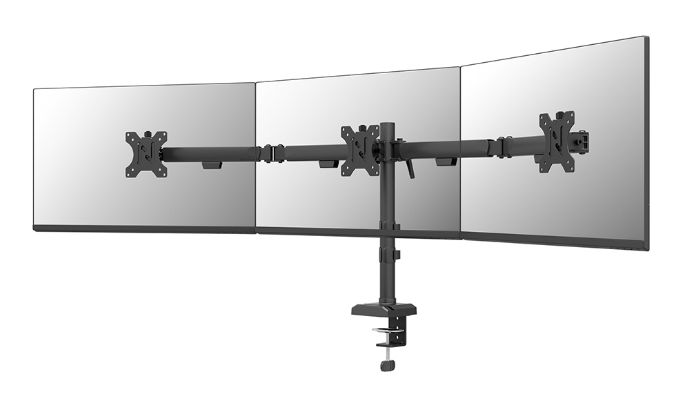 Neomounts DS60-600BL3 Monitorarm 10-27" - Quick Fix - 180°-Stopp Elektronik, Bildschirm