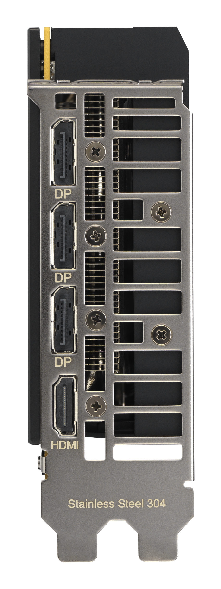 Grafikkarte, PCIe, HDMI, DP-Ausgänge, Stahl 304