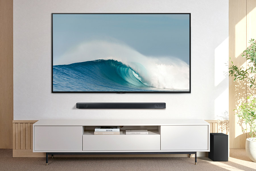 fernseher, tv, soundbar, wohnzimmer, tv-beschreibung