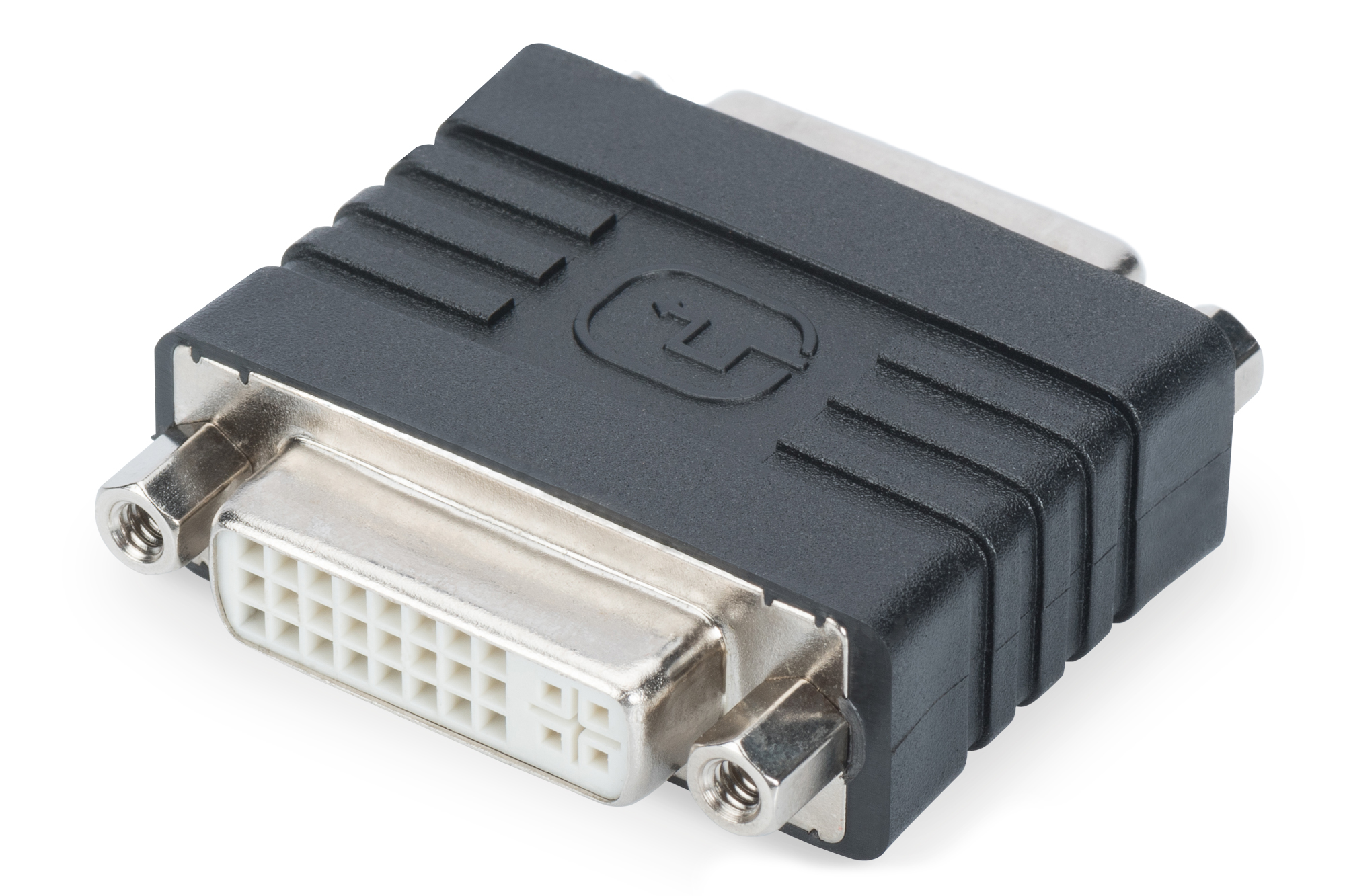 DVI-Adapter, DVI-I, HD15-Stecker, Graphit Schwarz, VGA-DVI Adapter