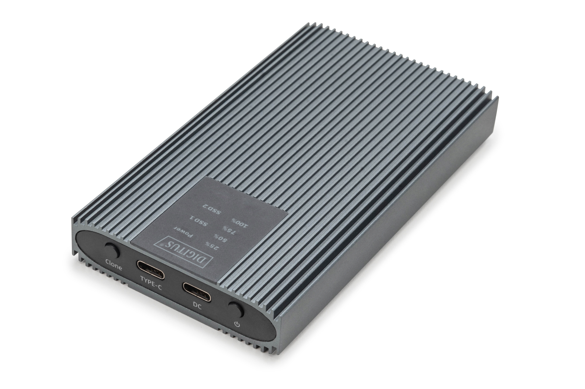 DIGITUS DA-71559 USB M.2 NVMe Klonstation, SSD, NVMe, 20Gbits, USB 3.2 Gen2, Aluminium, werkzeugfrei Adapter, Elektronik, Computer-Ausrüstung, Computerausrüstung