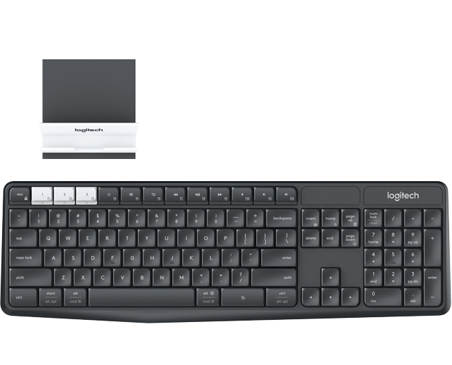 Logitech Tastatur K375s Multi-Device, schwarz