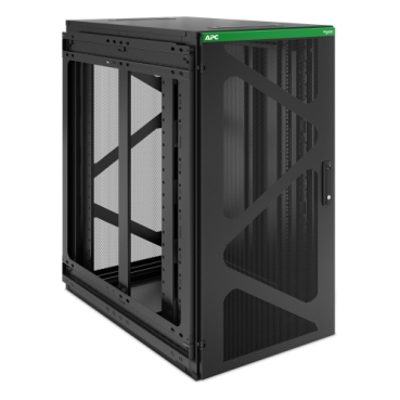 APC NetShelter 24U Wallmount Rack Enclosure Cabinet Side Mount UPS Depth