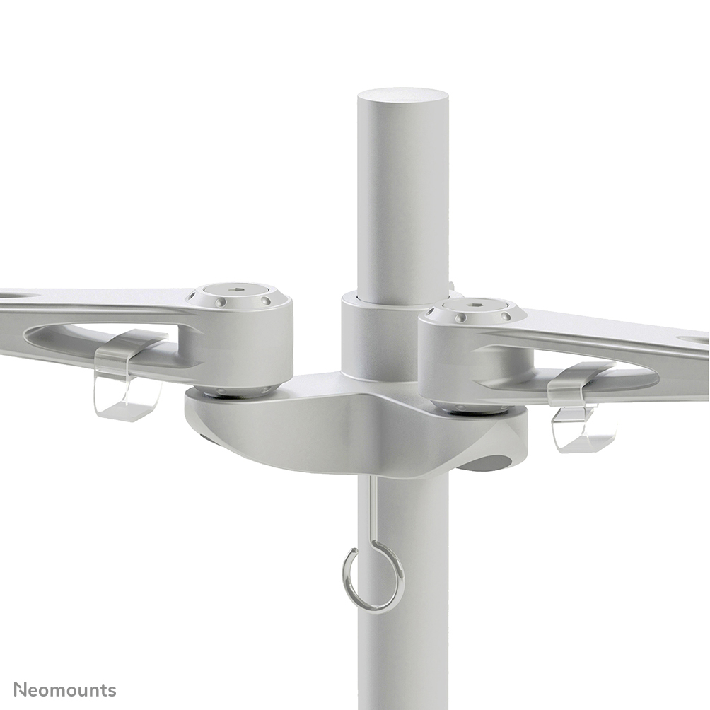 Neomounts Monitor-Tischhalterung - Klemme - 6 kg - 35,6 cm (14 Zoll) - 68,6 cm (27 Zoll) - 100 x 100 mm - Silber