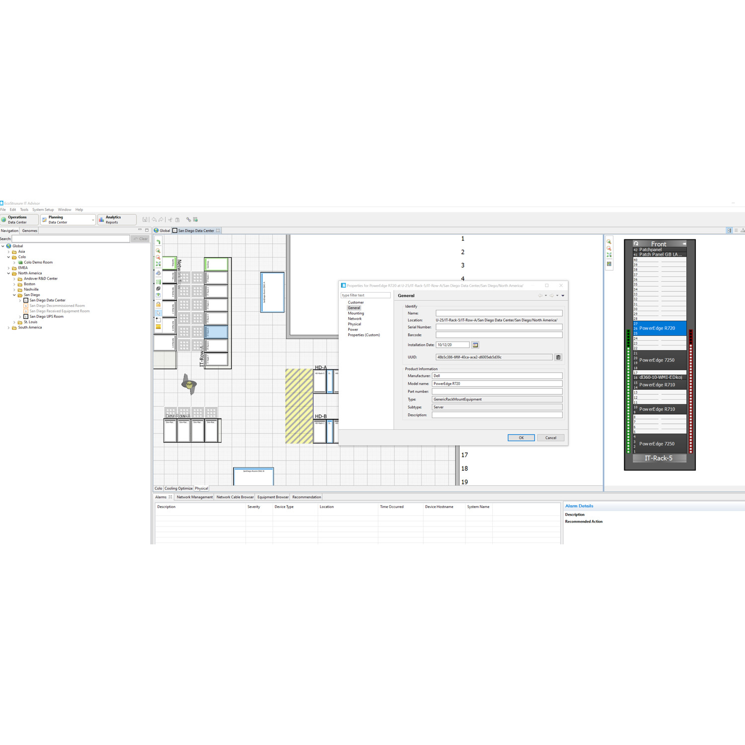 Rechenzentrum, Rack, Dashboard, Serverraum, Netzwerkgerät