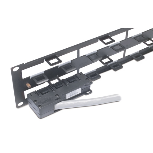 APC AR8452 - Data Distribution 2U Panel, Holds 8 each Data Distribution Cables for a Total of 48 Ports