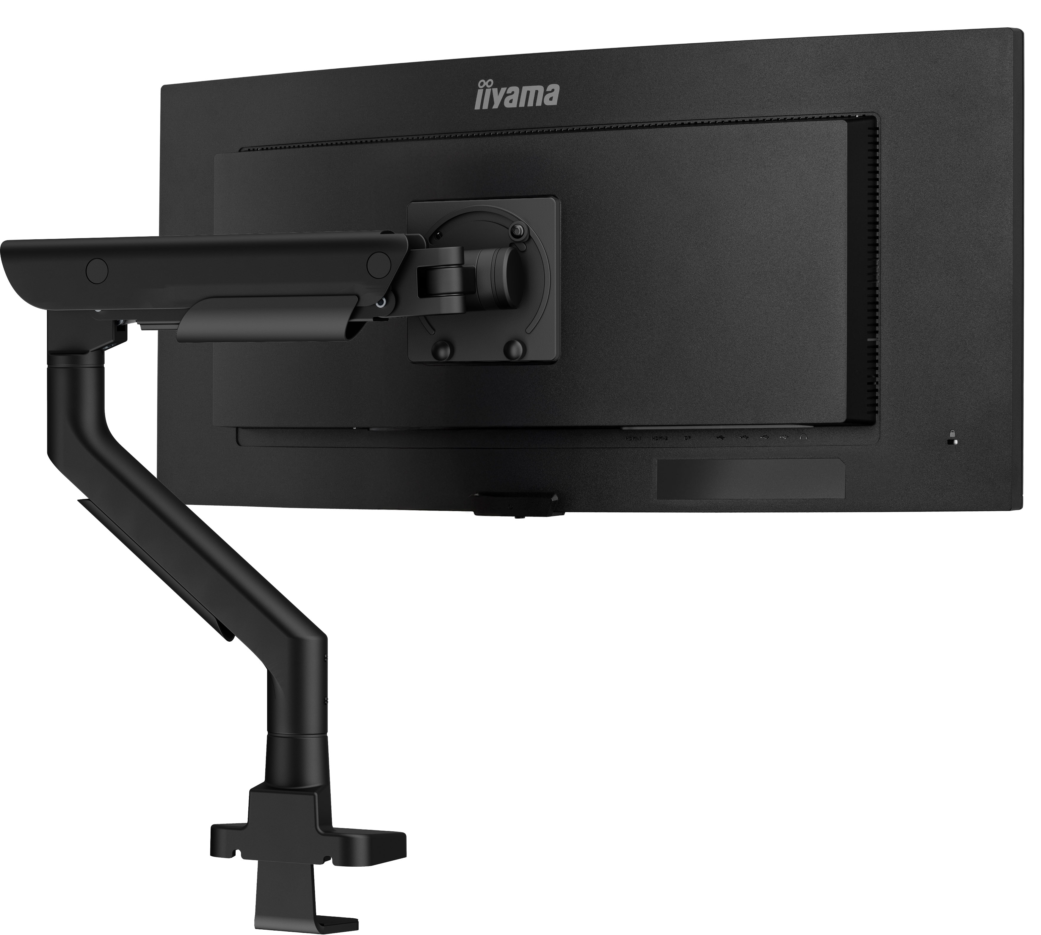 monitor, Desktop Monitor, Monitor Arm, adjustable, black