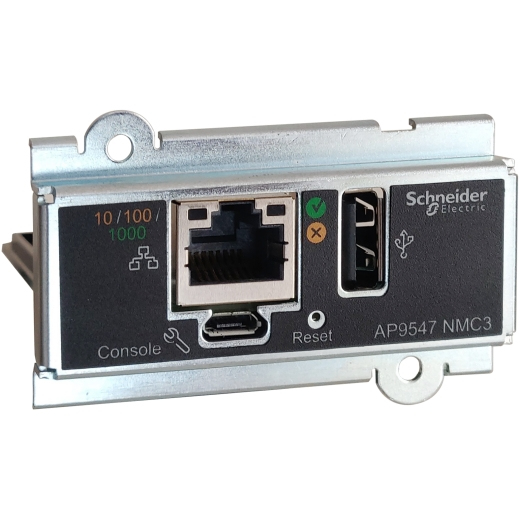 Schneider Electric模块, NMC3, RJ45接口, Console端口, Reset键
