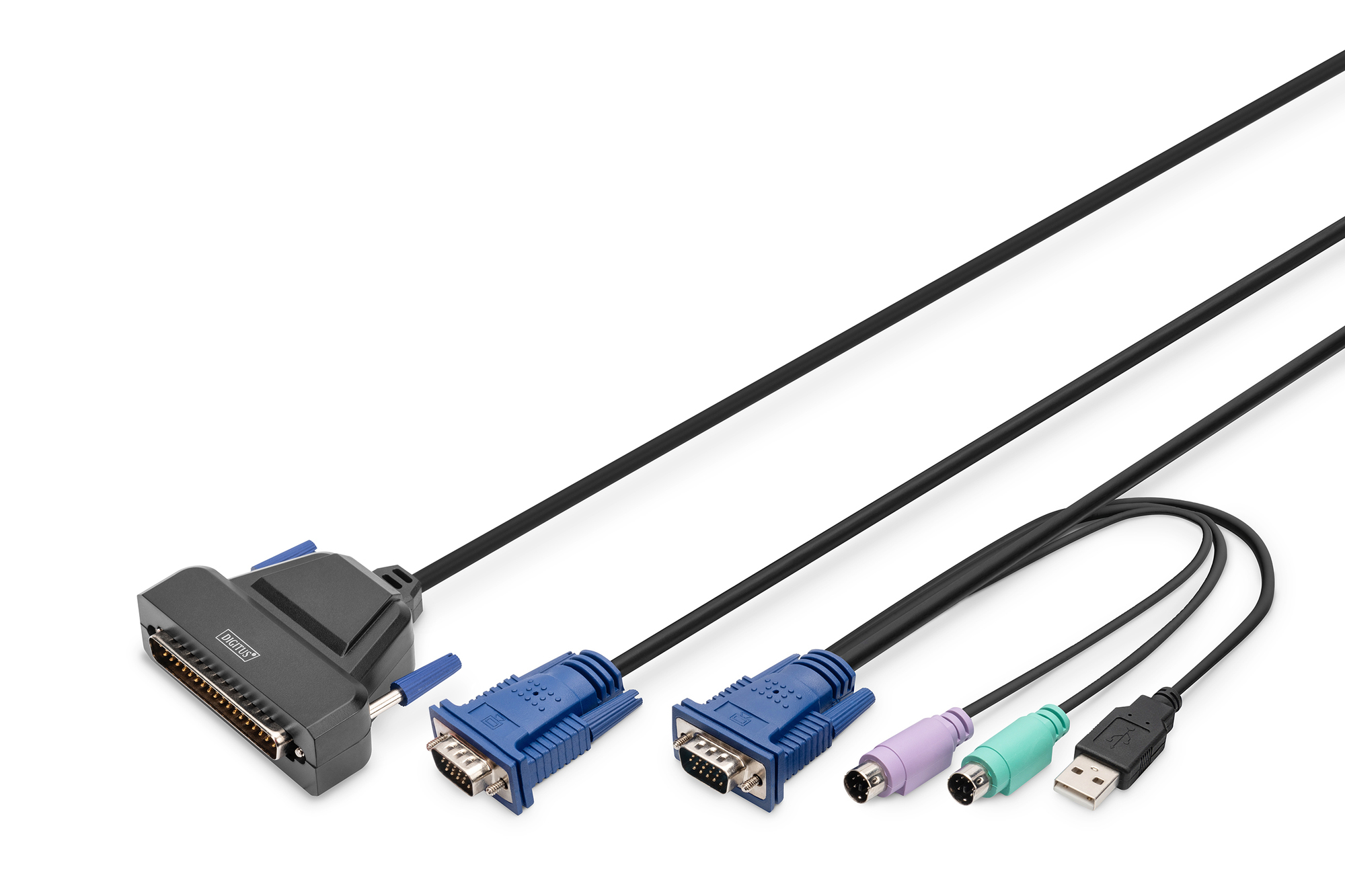 DIGITUS DS-72212 Modularer KVM-Switch, Single-Port