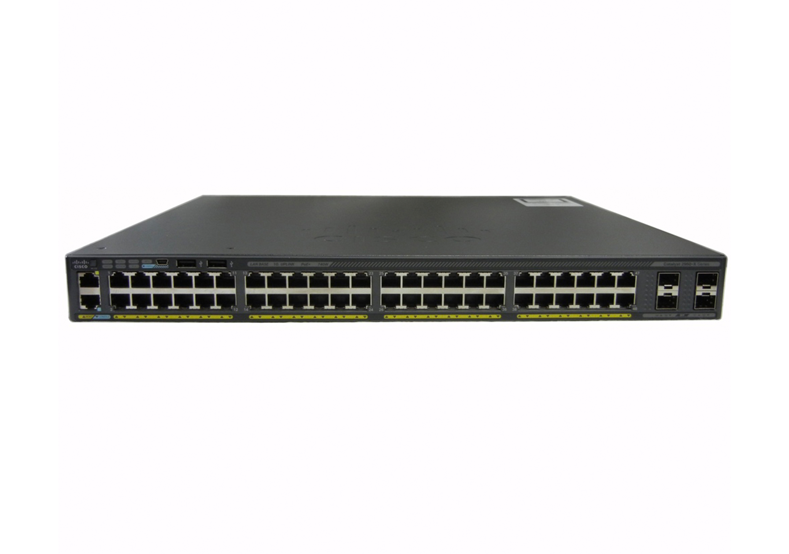 CISCO WS-C2960X-48FPS-L Switch 48x10/100/1000 PoE 4xSFP L2 managed Elektronik, Hardware, Computerausrüstung