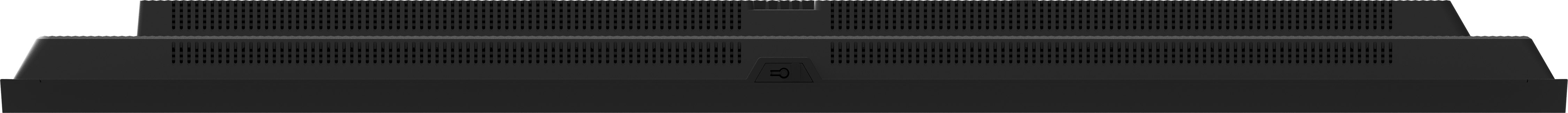 Game-Konsole, Rückseite, belüftet, USB-Port, schwarz