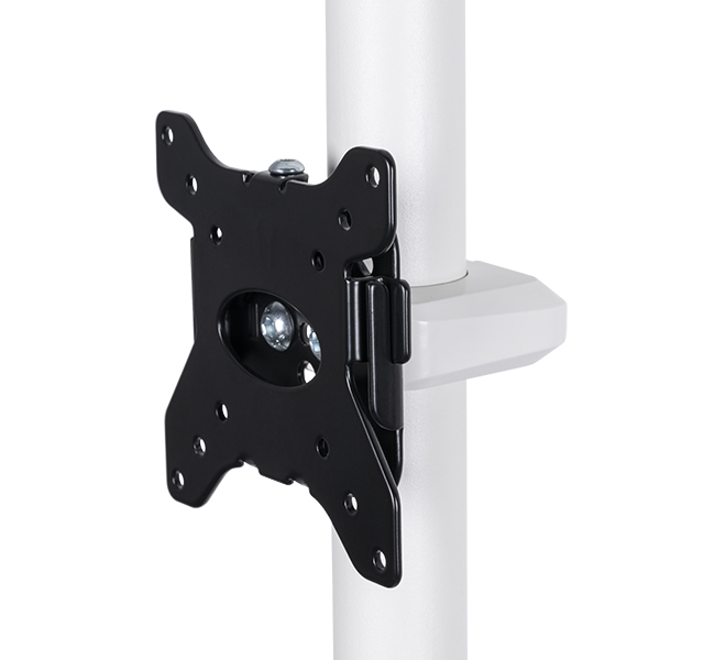 B-TECH SYSTEM V - CCTV Ceiling Mount for a VESA 100 Fixed Screen and Dome Surveillance Camera - 1m Ø38mm Pole BT5962-FD100/W B-TECH SYSTEM V - CCTV Ceiling Mount for a VESA 100 Fixed Screen and Dome Surveillance Camera - 1m Ø38mm Pole BT5962-FD100/W