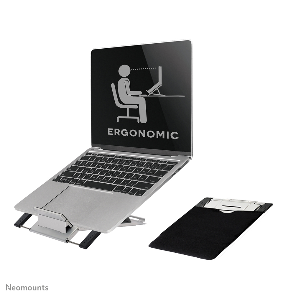 Neomounts Notebook & Tablet Ständer - Notebook-Armablage - Silber - 25,4 cm (10 Zoll) - 55,9 cm (22 Zoll) - 5 kg - 180 - 270 mm