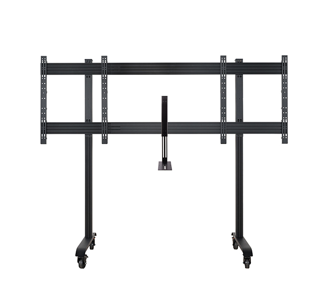 B-TECH SYSTEM X - XL Twin Screen VC Trolley with Webcam Shelf for 75" Displays BT8517/B B-TECH SYSTEM X - XL Twin Screen VC Trolley with Webcam Shelf for 75" Displays BT8517/B