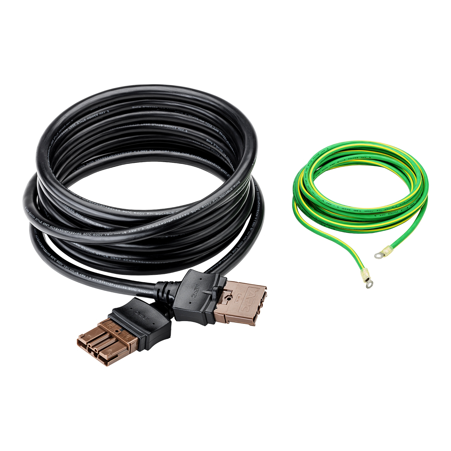 Kabel, Stecker, OBD/OBD2 Kabel, Schwarz, Grün-gelb Kabel