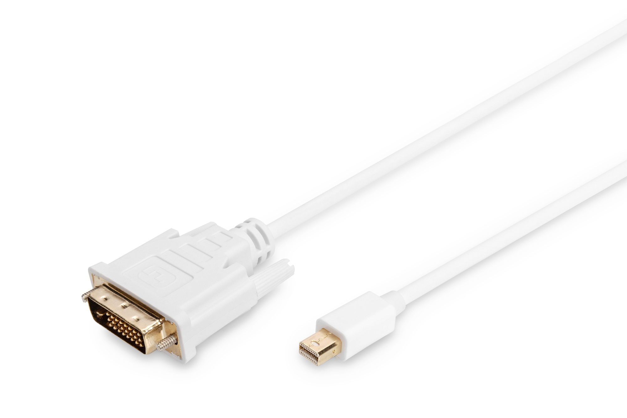 DVI-HDMI-Kabel, Video-Kabel, Abschirmung, weiß, Adapter