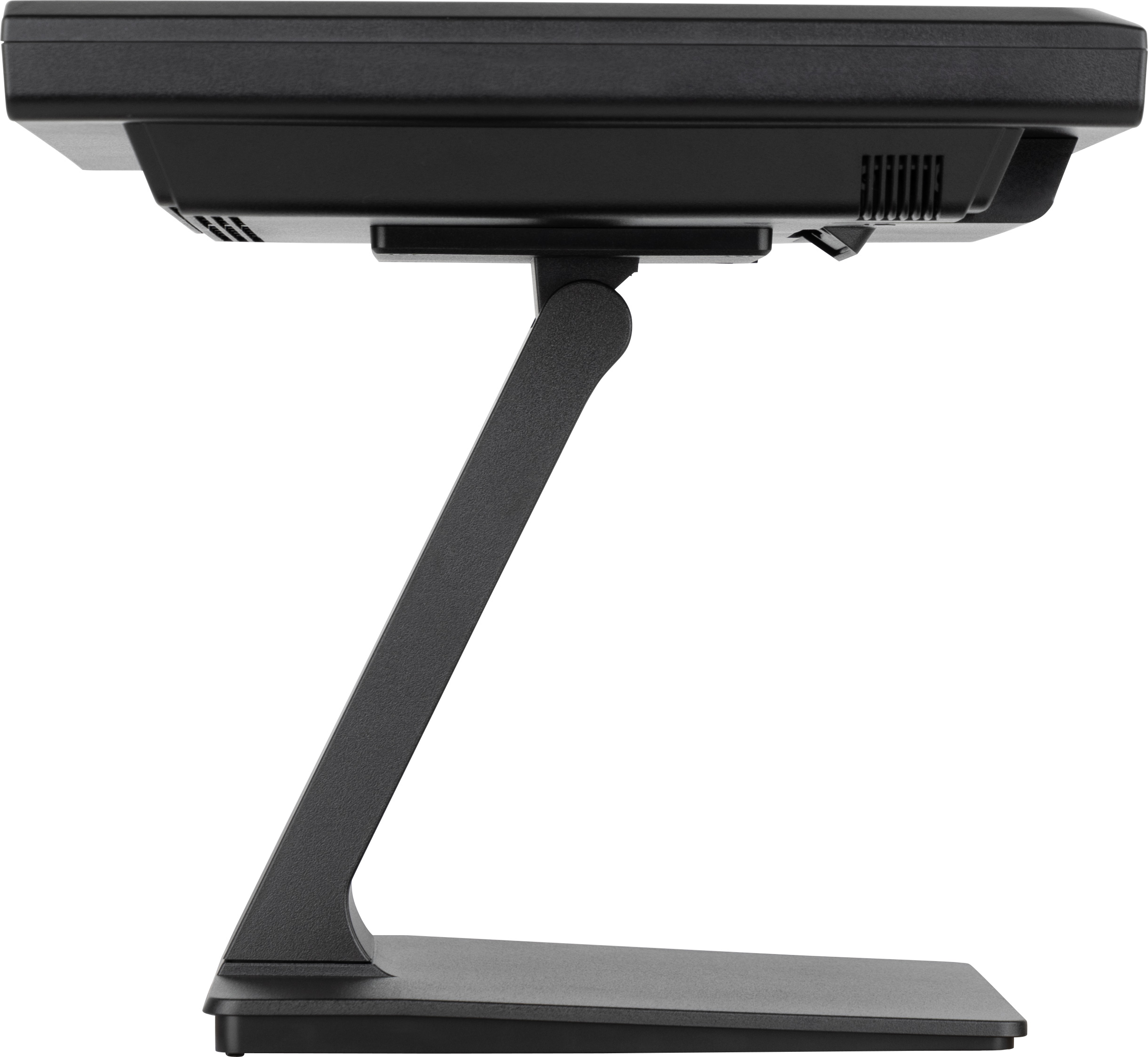 monitor, stativ, lcd, schwarz, schlicht