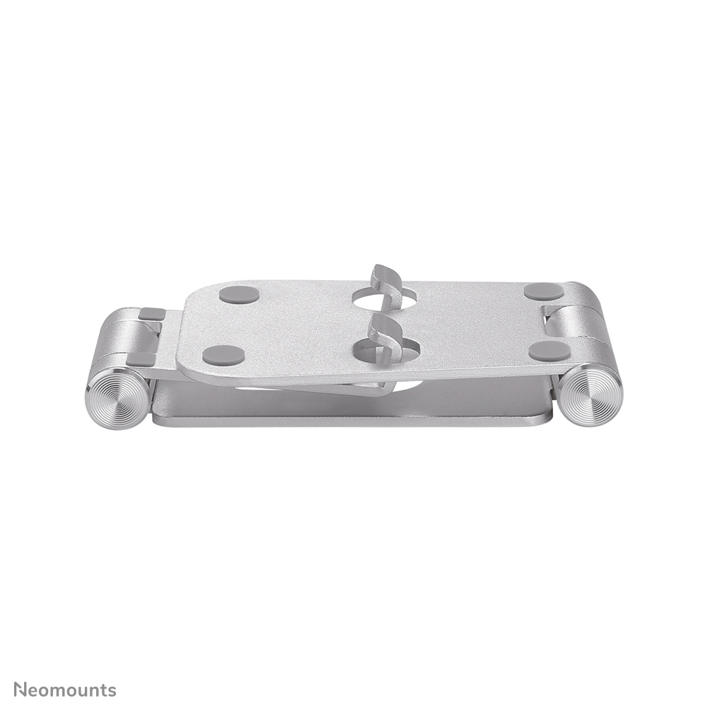 Neomounts Faltbarer Telefon-Ständer - Handy/Smartphone - Passive Halterung - Tisch/Bank - Indoor - Silber