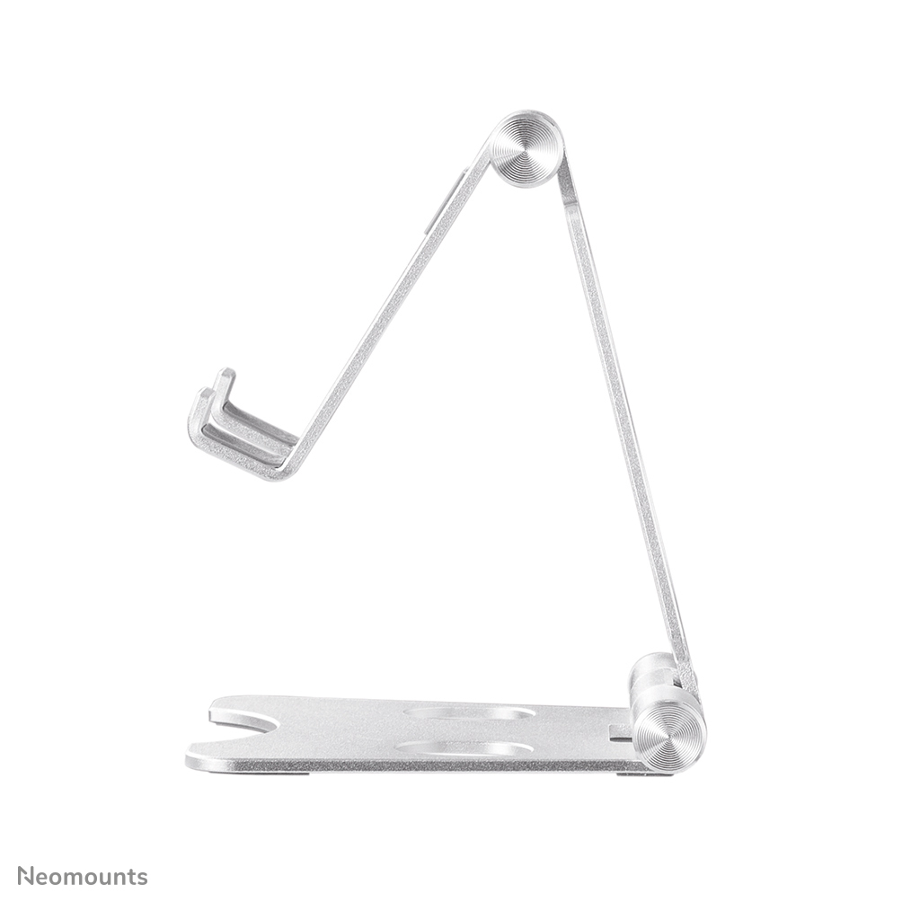 Neomounts Faltbarer Telefon-Ständer - Handy/Smartphone - Passive Halterung - Tisch/Bank - Indoor - Silber
