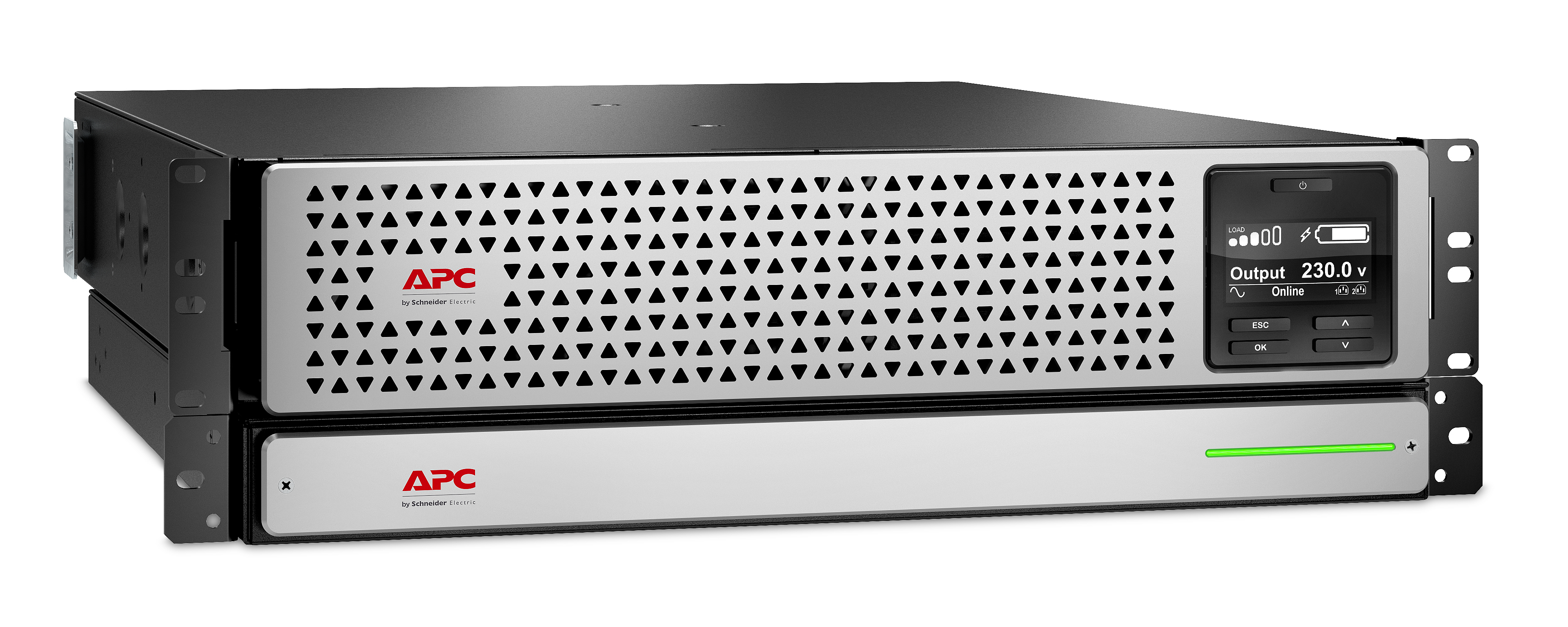 rack-mount, Netzteil, APC, digitalanzeige, rack-montiert