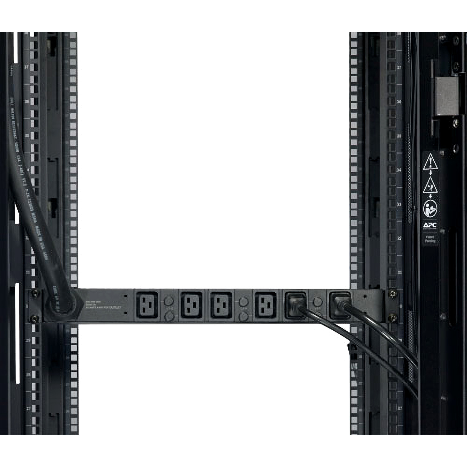 Rechenrack, Server-Rack, Verlängerungskabel, Kabelsalat, Datenzentrum