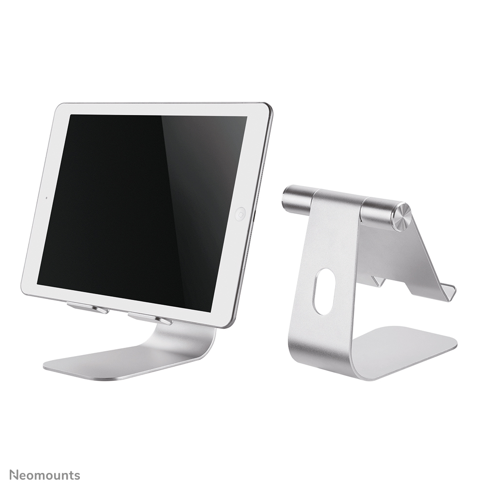 Neomounts Tablet-Ständer - Tablet/UMPC - Passive Halterung - Tisch/Bank - Silber