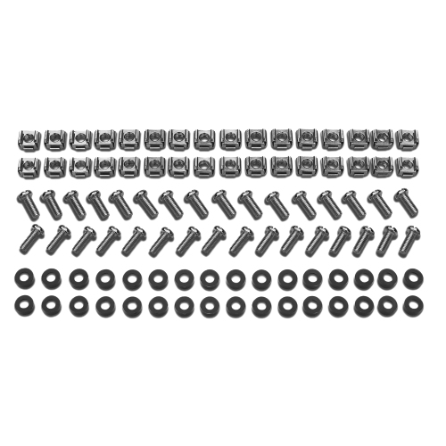 APC ER7HWKIT - EasyRack M6 Hardware Kit, 32sets of M6 cage nuts, nylon washers,slot/phillips screws