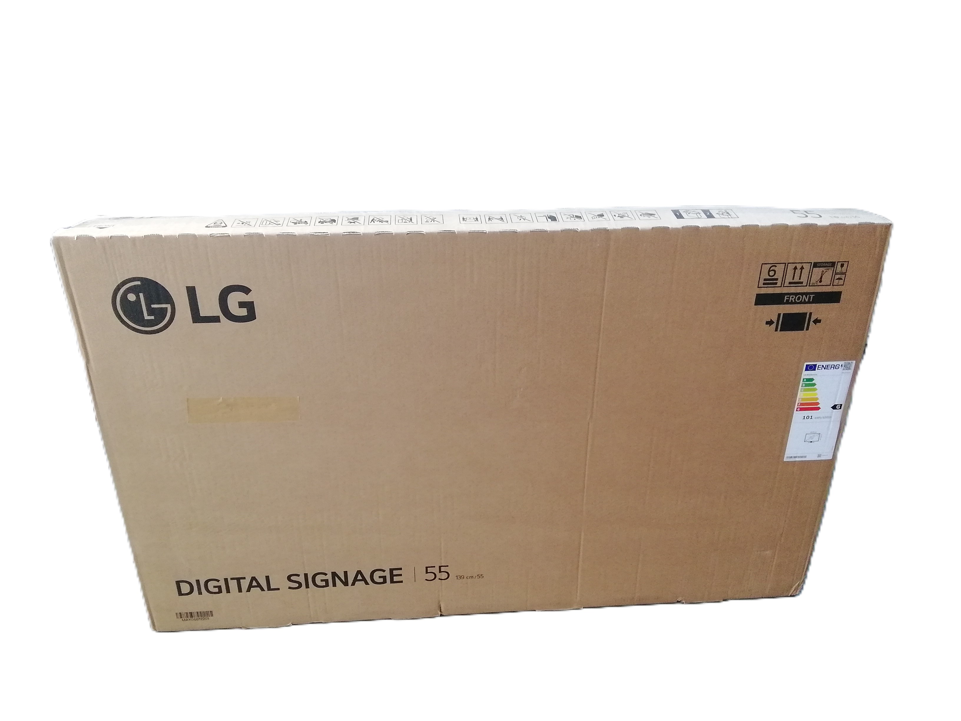 Digital-Signage-Display, 55 Zoll, LG, Kartonverpackung, Energieklasse G
