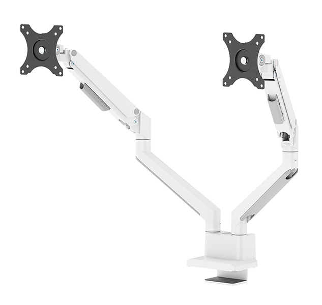 Neomounts DS70-250WH2 Monitorarm 17-32" - Gasfeder - Topfix - 180°-Stopp Neomounts DS70-250WH2 Monitorarm 17-32" - Gasfeder - Topfix - 180°-Stopp