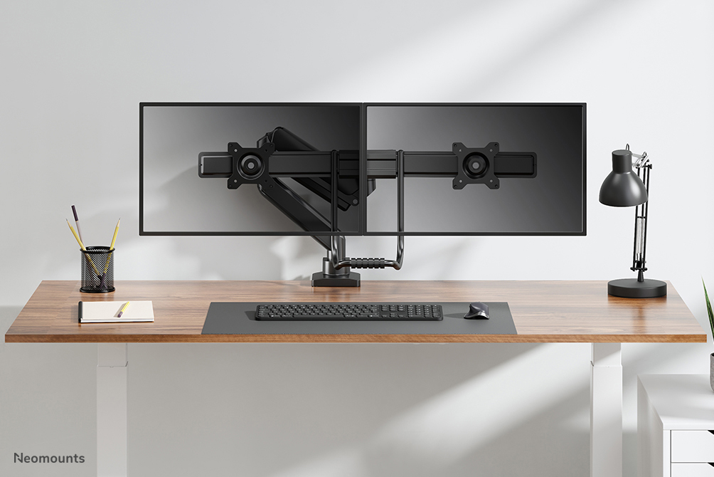 Neomounts Monitor-Tischhalterung - Klemme /Bolzen - 8 kg - 43,2 cm (17 Zoll) - 81,3 cm (32 Zoll) - 100 x 100 mm - Schwarz