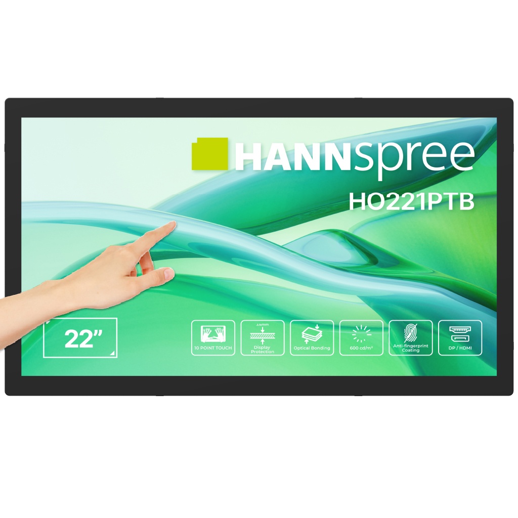 22 Zoll, Touchscreen, Monitor, HDMI, Anti-reflection