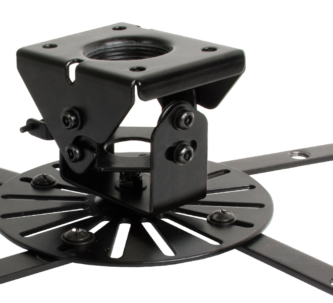 B-TECH SYSTEM 2 - Extra-Large Projector Ceiling Mount with Micro-adjustment - 0.6m to 1m Ø50mm Pole BT899XL-AD/B