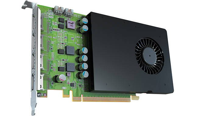 Matrox D-Series D1450 Quad HDMI Graphics Card / D1450-E4GB