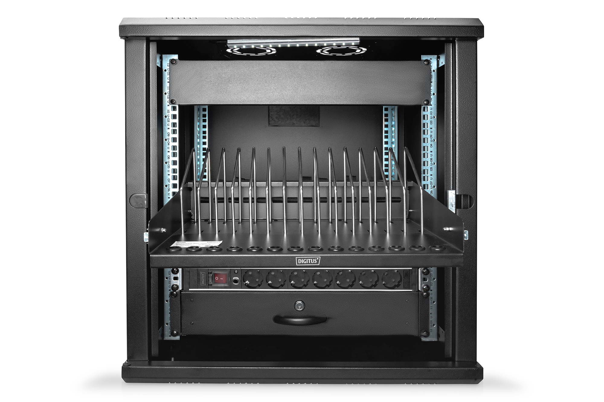 DIGITUS DN-97665 Ausziehbarer Fachboden für Tablets, Notebooks, Smartphones DIGITUS DN-97665 Ausziehbarer Fachboden für Tablets, Notebooks, Smartphones