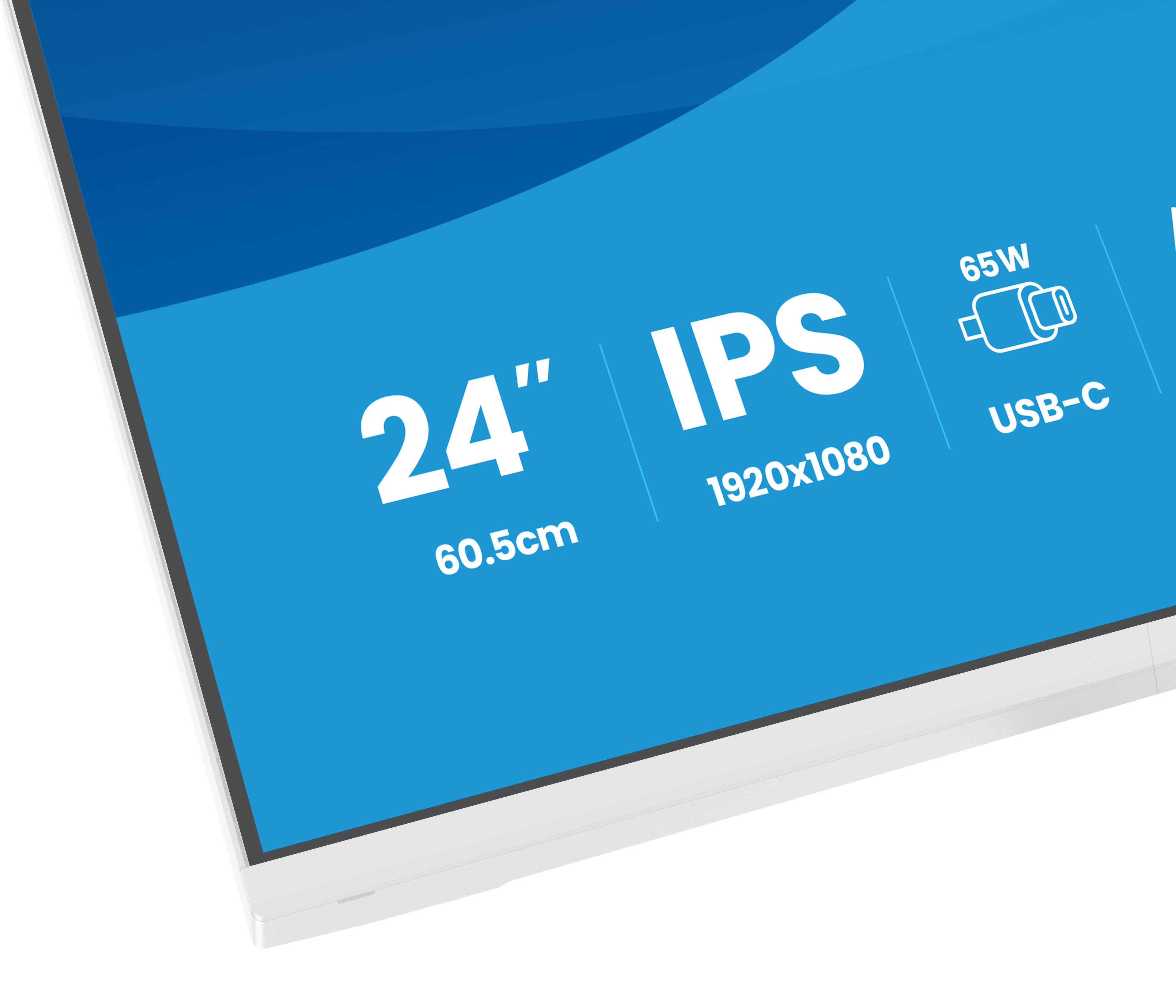 monitor, 24-Zoll, IPS, 1920x1080, USB-C